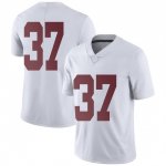 NCAA Men's Alabama Crimson Tide #37 Sam Willoughby Stitched College Nike Authentic No Name White Football Jersey QC17F06PG